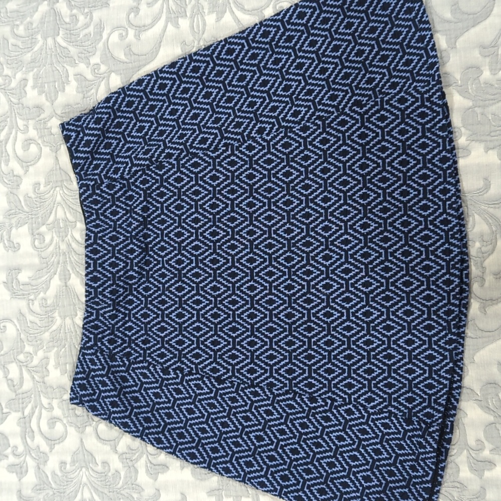 Zara Trafaluc Knitted Geometric A- Line Skirt- Size Medium